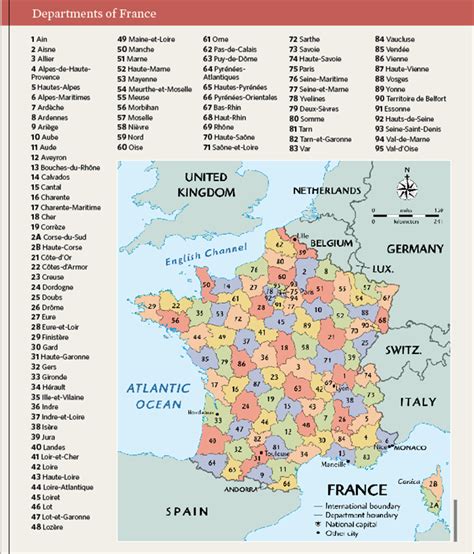 french departments alphabetical list.